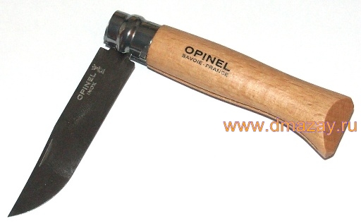 Складной нож Opinel (ОПИНЕЛЬ) Tradition 8VRI 123080 (№08 Inox) с длиной лезвия 8,5 см